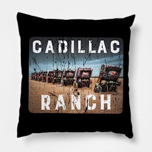 CADILLAC RANCH Pillow