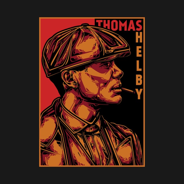 Thomas Shelby Pop Art by Adrielvector Gallery