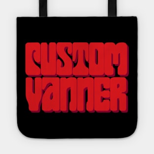 Custom Vanner (Rad Red) Tote