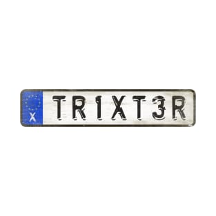 Trixter - License Plate T-Shirt