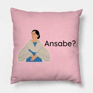 Filipina woman word question - ansabe? Pillow