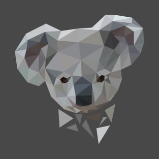 LOW POLY KOALA FACE! T-Shirt