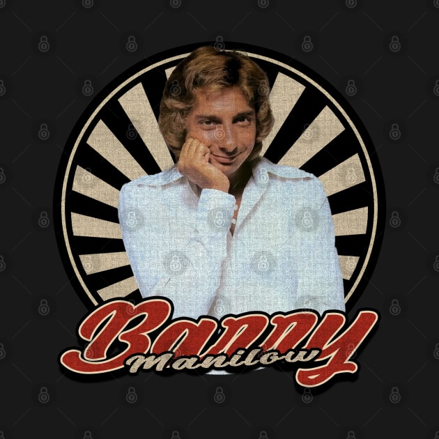 Vintage Retro Barry Manilow by Motor Ilang