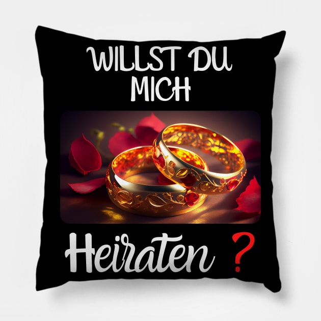 Will You Marry Me? 2 (en) Marriage Proposal Pillow by PD-Store