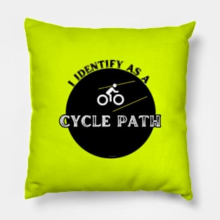 Identify As A Cycle Path By Abby Anime(c) Pillow