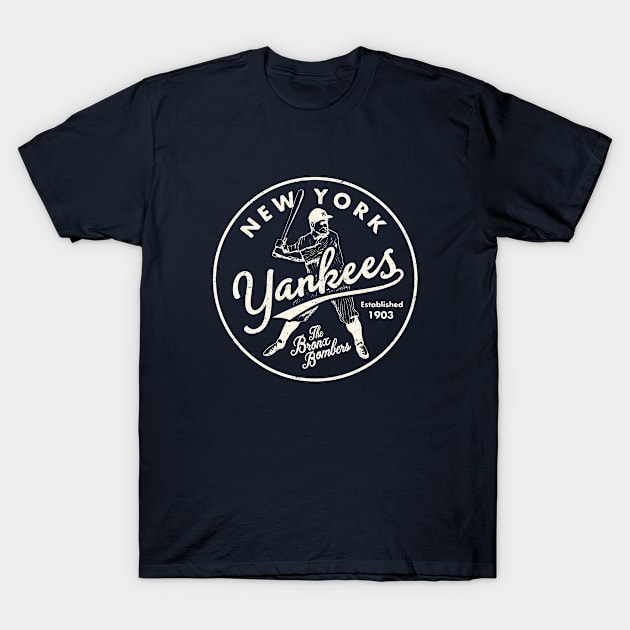 New York Yankees Cotton Logo T-Shirt - Burned Sports