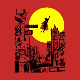 funny cat – Supercat, the superhero cat (red variant) T-Shirt