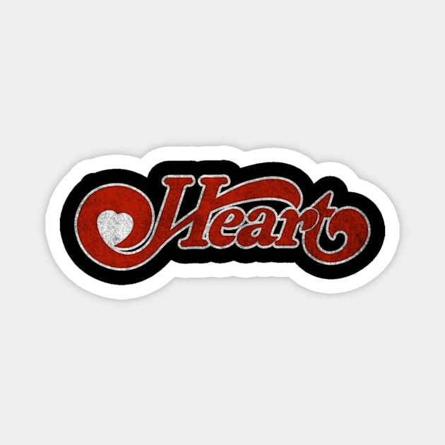 Heart Band Vintage Magnet by KevinPower Art