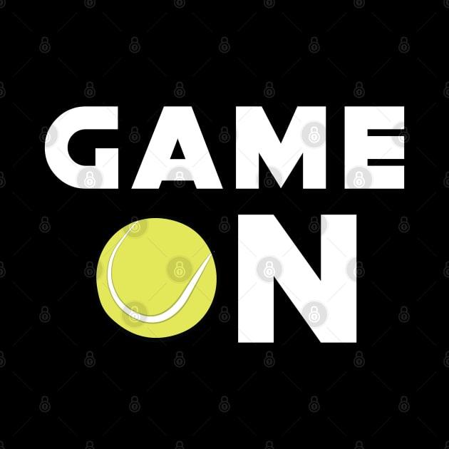 Game On - Funny Tennis Design by DesignWood-Sport