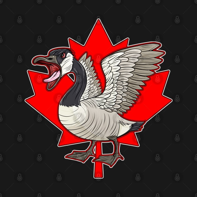 HONK HONK CANADA GOOSE by Sneezing Fish