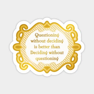 questioning without deciding Magnet