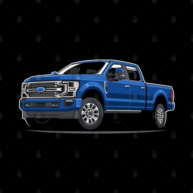 Super Duty F-250 Limited (Blue) by afrcreativeart