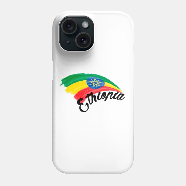 Ethiopia flag Phone Case by SerenityByAlex