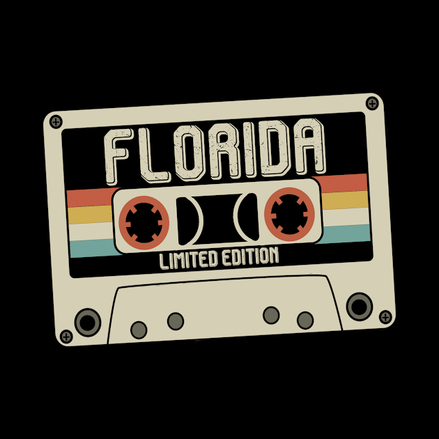 Florida - Limited Edition - Vintage Style by Debbie Art