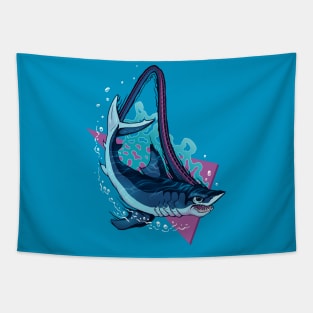 Mega Mako Madness Tapestry