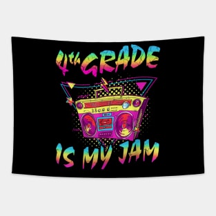 4th Grade Is My Jam First Day Of School Tapestry