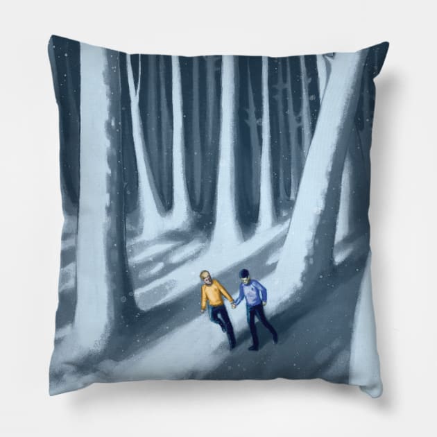 In the Forest Pillow by Joanna Estep