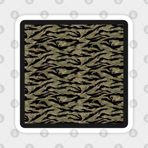 US Army Camouflage Tiger Stripe Magnet by Cataraga