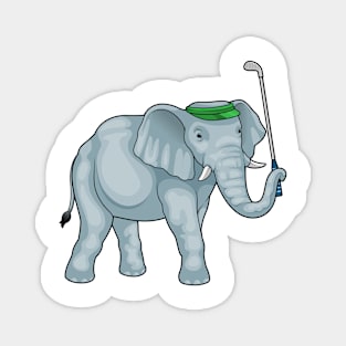 Elephant Golf Golf club Magnet