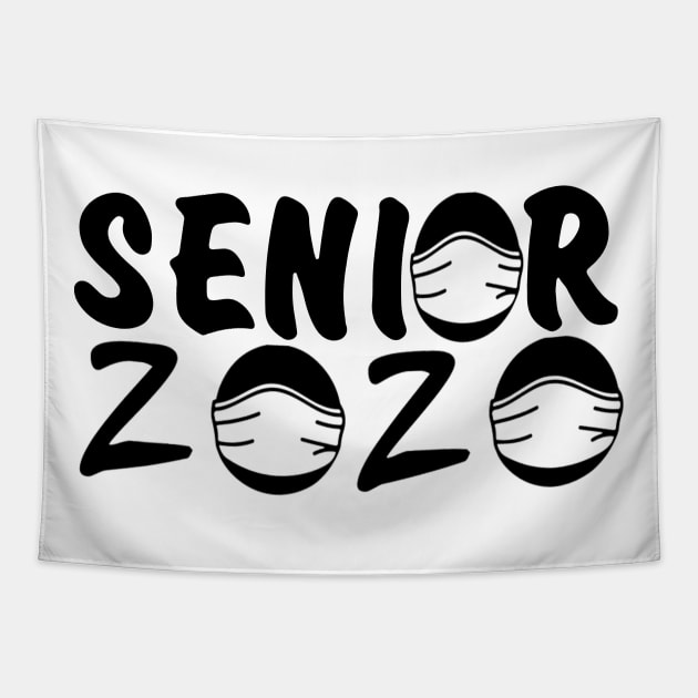 Senior 2020,Graduation 2020,Senior Quarantined,Graduation Quarantined 2020,Grad Squad,Grad 2020 , Graduation tshirts Tapestry by CHIRAZAD