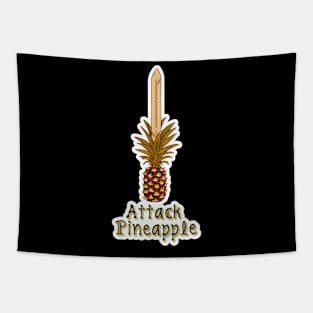 Pineapple Slashyfruit - Attack Pineapple Tapestry
