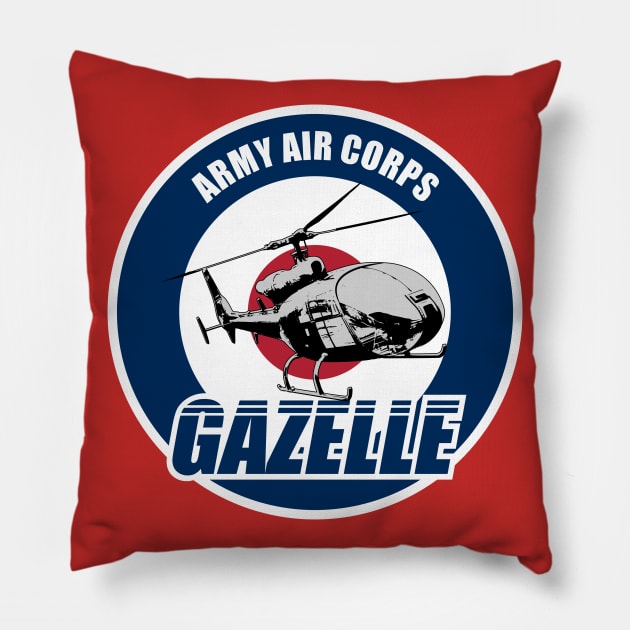 Army Air Corps Gazelle Pillow by TCP