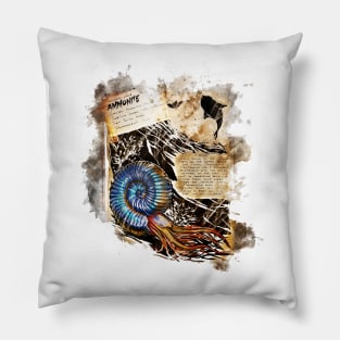 Ammonite Mollusk Pillow