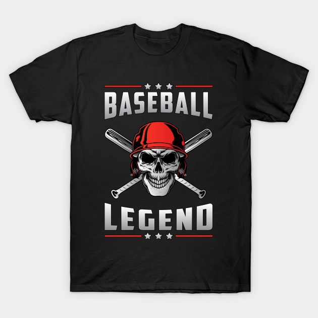 Discover Baseball Legend Pitcher Catcher - Baseball - T-Shirt