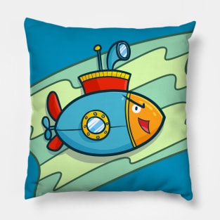 Cool Submarine Pillow