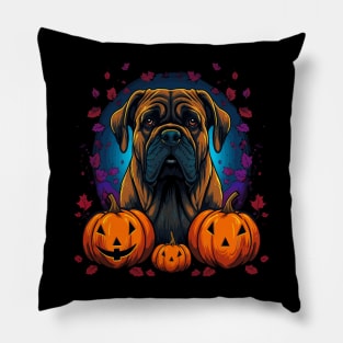 English Mastiff Halloween Pillow