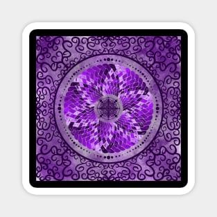 Purple Celtic knot Magnet