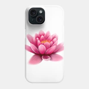 Pink Water Lily Phone Case