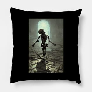 Skeleton Romance Pillow