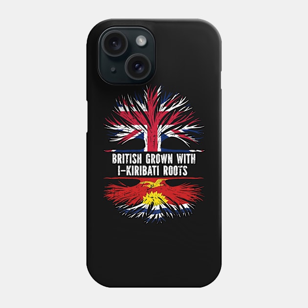 British Grown with I-Kiribati Roots UK Flag England Britain Union Jack Phone Case by silvercoin