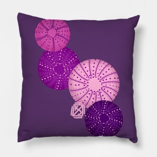 Pink Sea Urchins Pillow