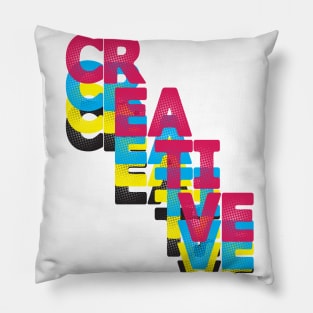 Creative CMYK Pillow