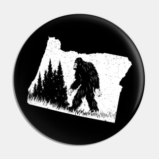 Oregon Bigfoot Pin