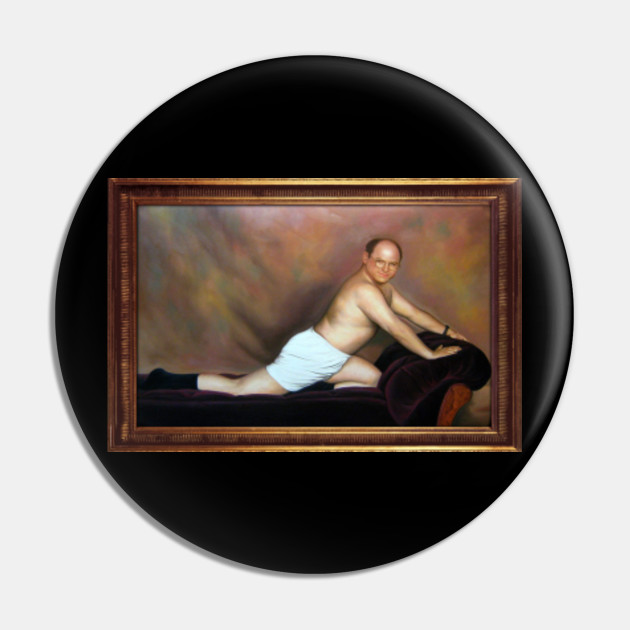 George Costanza Painting Seinfeld Pin Teepublic