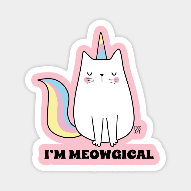 MEOWGICAL Magnet by toddgoldmanart