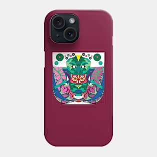 red velvet queen in palenque mexico ecopop sorcery of the death art Phone Case