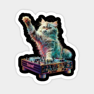 Cat DJ Flow Magnet