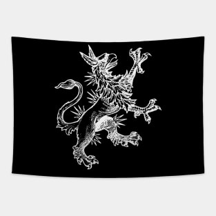 Heraldic Mythical Griffin Tapestry