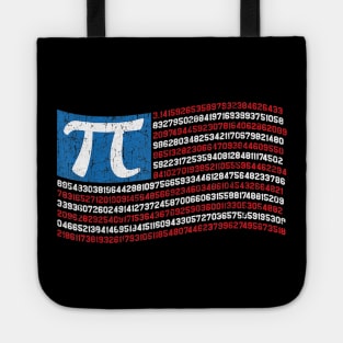 4th of July Pi Shirt American Pi Math Tote