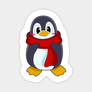 Penguin with Scarf Magnet