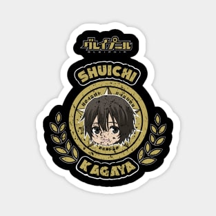 GLEIPNIR: SHUICHI KAGAYA CHIBI (BLACK) GRUNGE STYLE Magnet