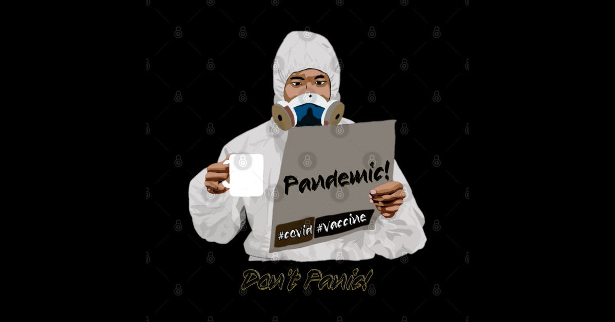 Don't Panic Covid-19 Pandemic - Dont Panic Covid 19 Pandemic - Sticker