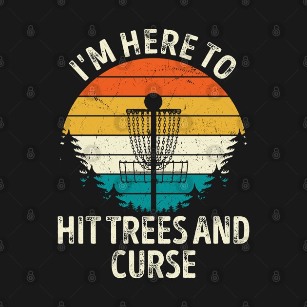 Funny Disc Golf Hit Trees and Curse Vintage Disc Golf by lenaissac2