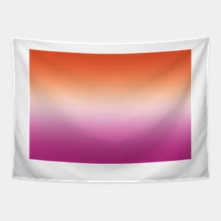 Lesbian Pride Flag Gradient Tapestry