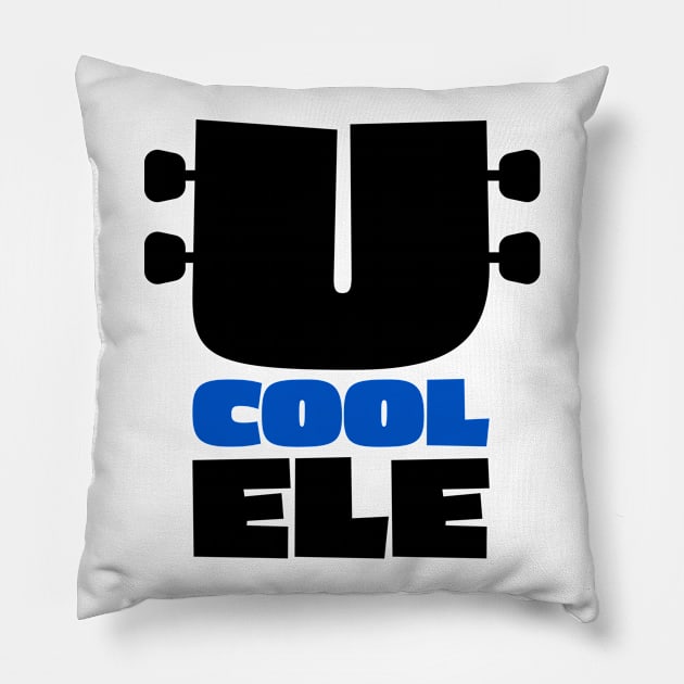 Cool Ukulele Pillow by schlag.art