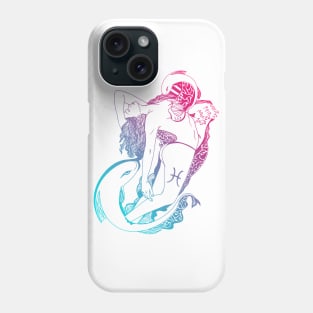 Dual Color Pisces Beauty Phone Case